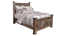 Stone Antiqued Queen Bed