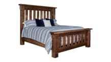 Conroe Ruff Sawn King Bed