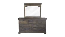 Louie Gray Dresser and Mirror