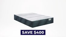 Queen Beautyrest Hybrid Seabrook Plush Mattress