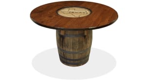 Texas 54" Whiskey Barrel Table