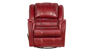 Mercury Red Swivel Glider Recliner