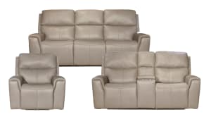 Stark 3pc Leather Power Reclining Set