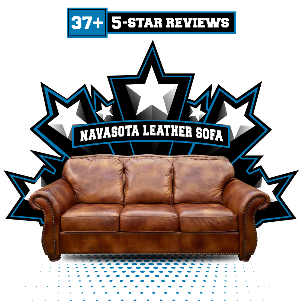 Navasota Leather Sofa