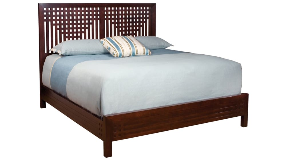 Stickley Willow Black Cherry Platform King Bed Stickley Willow Black Cherry Platform King Bed