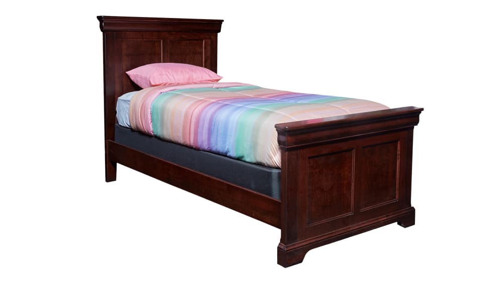 Honey Grove Solid Maple Brown Twin Bed