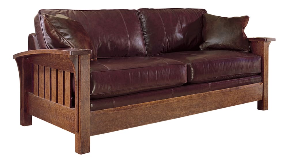 Stickley Orchard Street Leather Sofa