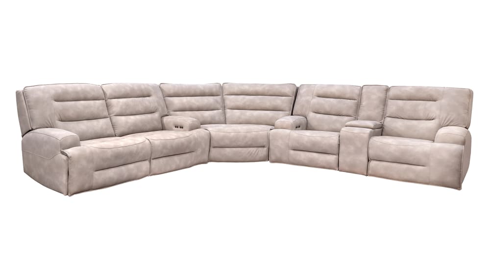 Buffy Taupe Power Reclining Sectional - Taupe Reclining Sectional Sofa Buffy Taupe Power Reclining Sectional - Taupe Reclining Sectional Sofa
