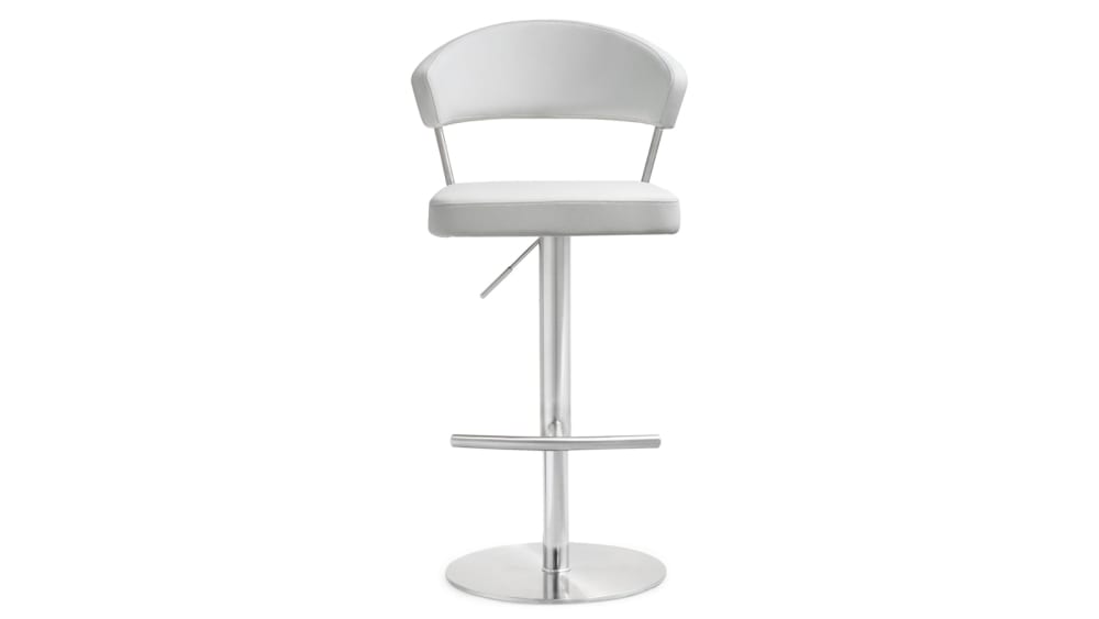 Stainless Steel Bar Stool cosmo white stainless steel barstool