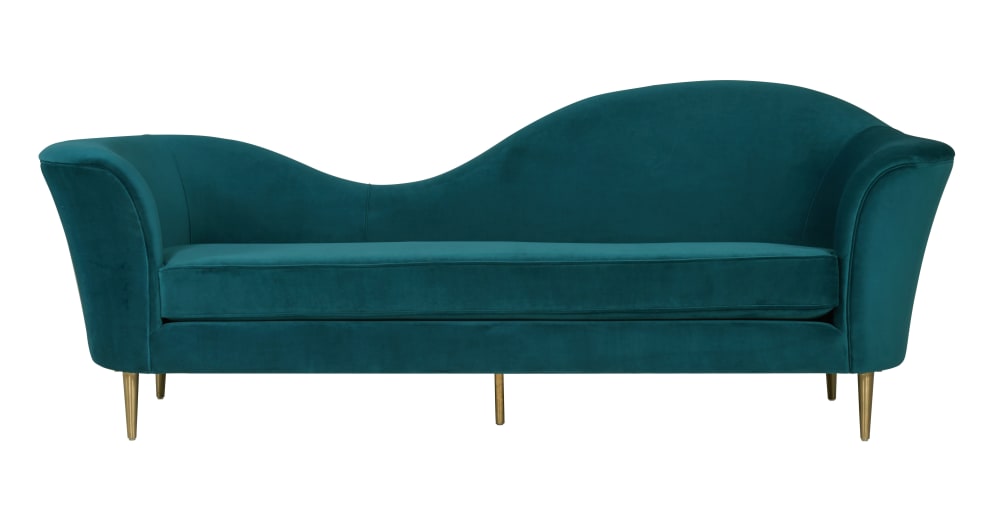 Plato Aqua Velvet Sofa Plato Aqua Velvet Sofa