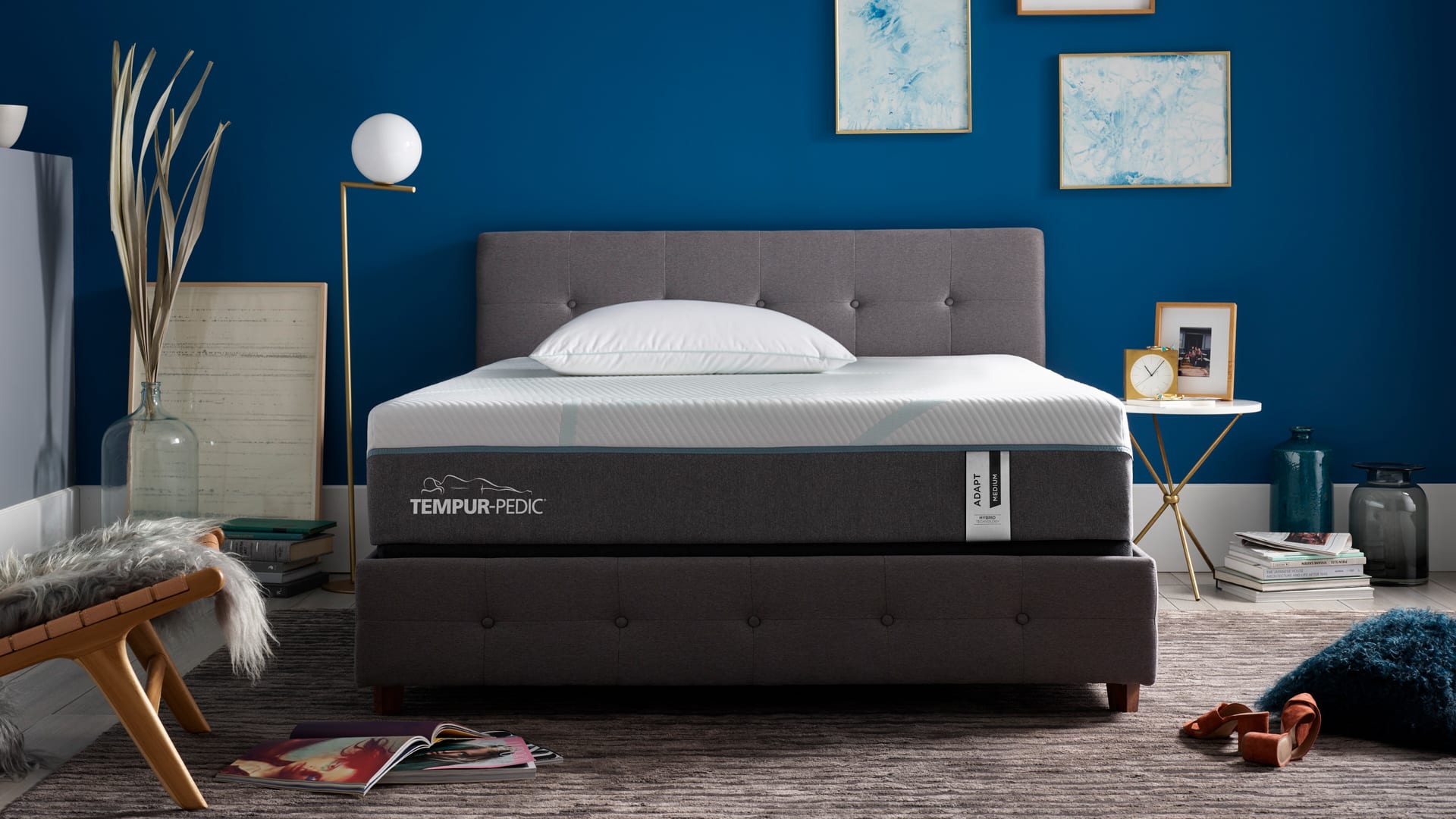 tempur-adapt medium hybrid king mattress set