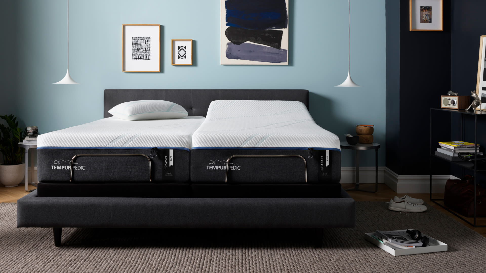 king size tempur-pedic adjustable mattress