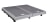 Twin XL Size - Tempur-Pedic Grey Low Profile (4") Foundation, , small