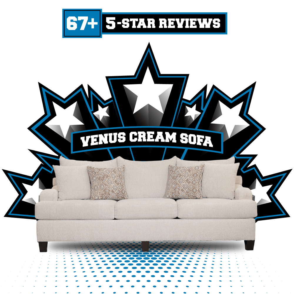 Venus Cream Sofa