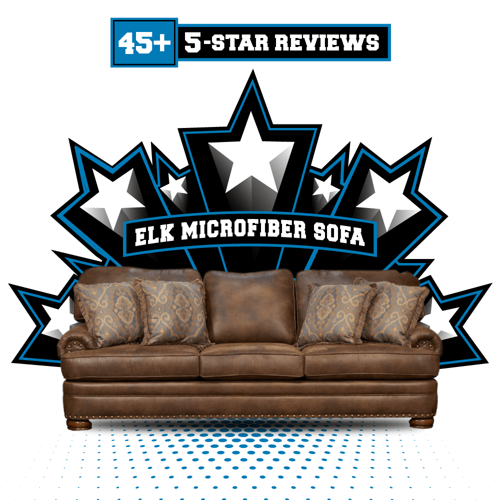 Elk Microfiber Sofa