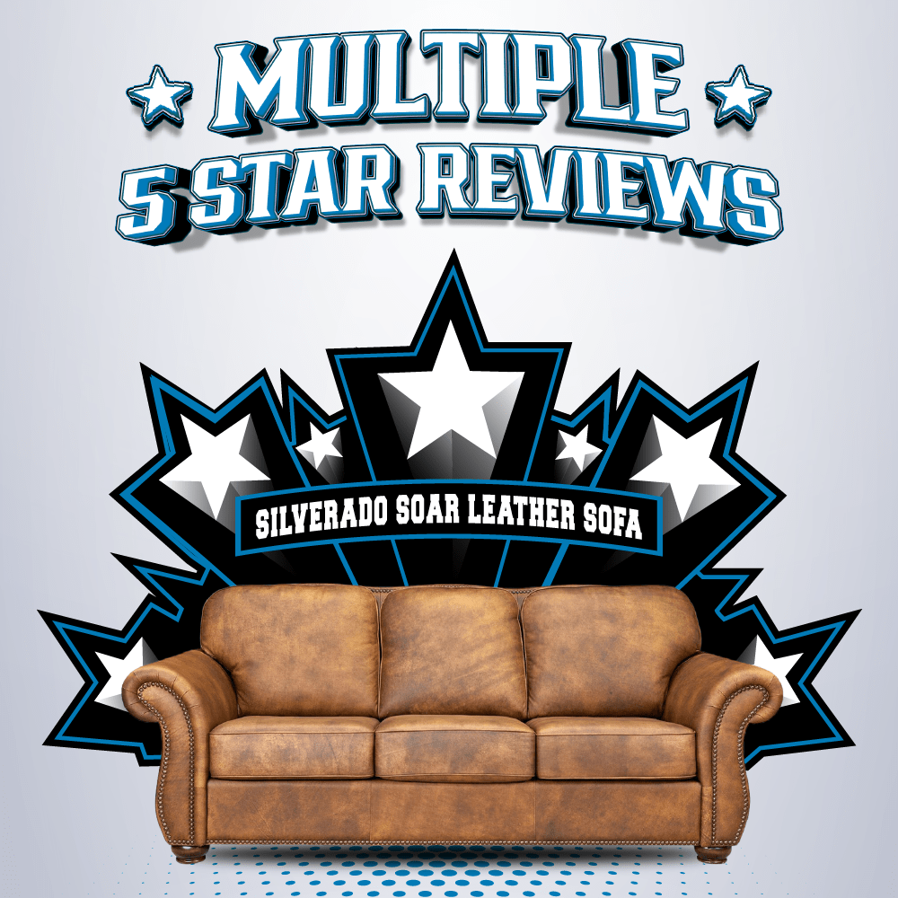 Silverado caramel brown sofa deals