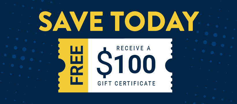 $100 off coupon banner