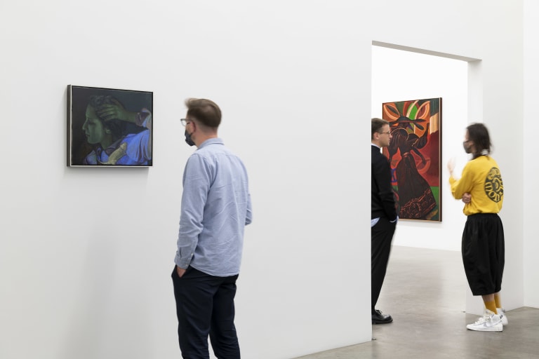 <p>Installation view, Victor Man at Gallery Neu, Gallery Weekend Berlin 2020, Photo: Stefan Korte</p>