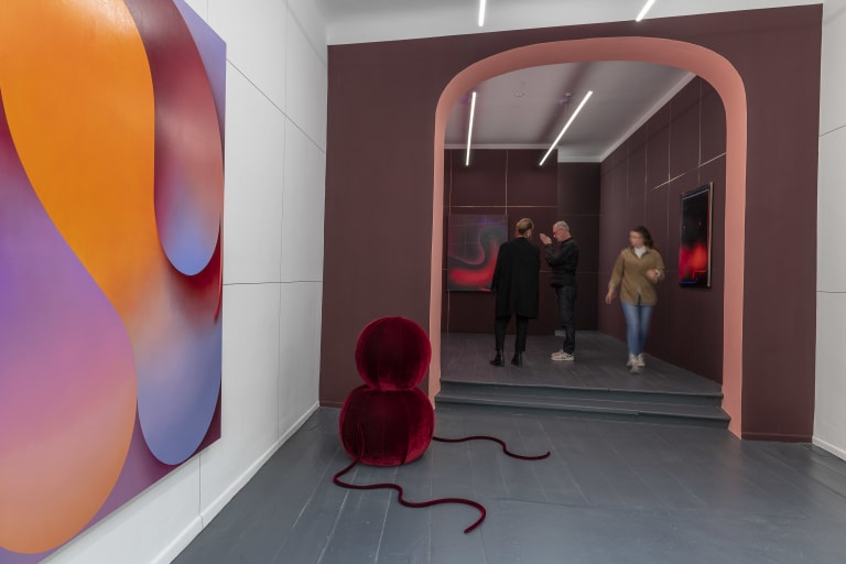 <p>Installation view, Grit Richter at Tanja Wagner Gallery, Gallery Weekend Berlin 2020, Photo: Stefan Korte</p>