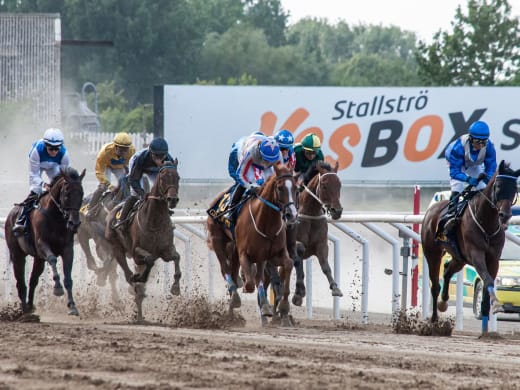 Dagens avbrutna tävlingar på Jägersro Galopp flyttas till måndag kväll