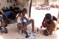 Gambia activities | Crafts corner | wood art