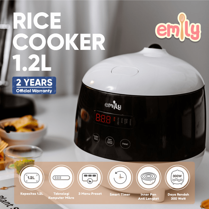 Jual Emily Rice Cooker 1.2L Multifunctional Rice Cooker (Kode A 002