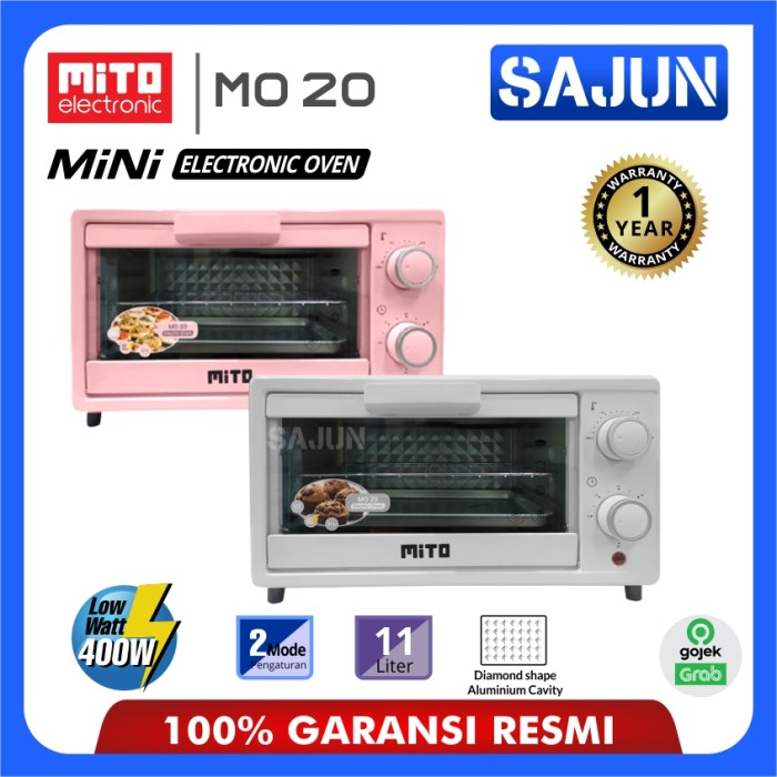 Jual Mito Electric Oven Mo 20 Oven Listrik Mini Mo20 Mo20 Kapasitas