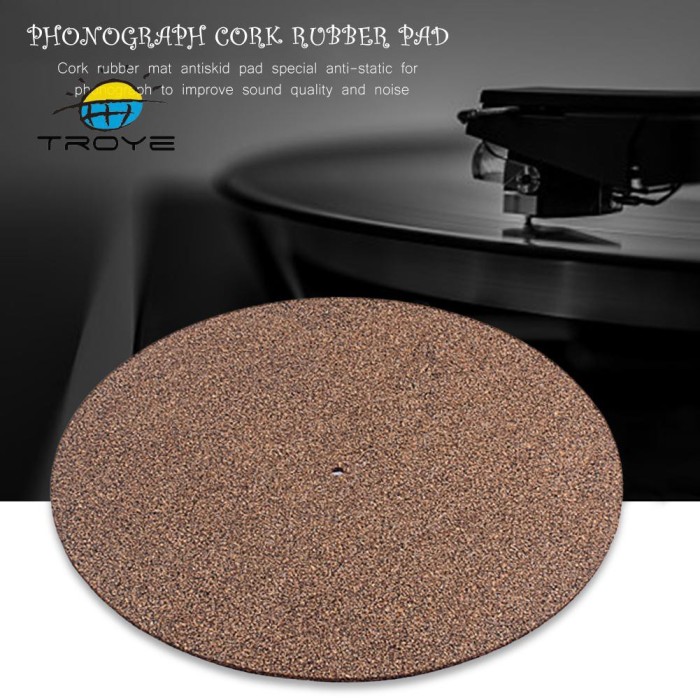 Jual TyReady Cork Rubber Turntable Platter Mat AntiStatic Vinyl Record
