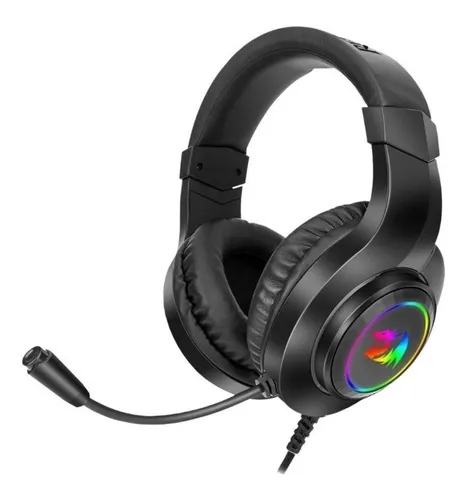 Auricular Redragon HYLAS Negro RGB - Thumbnail 2