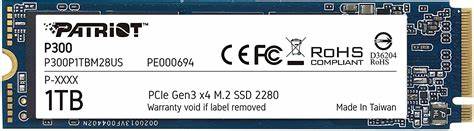 SSD Patriot P300 1TB M.2 NMVE - Thumbnail 2
