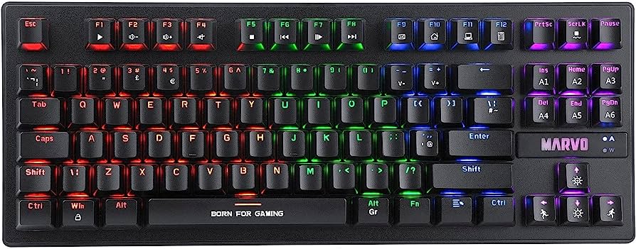 Teclado Marvo KG901 Switches BLUE RGB - Thumbnail 2