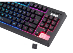 Teclado Marvo TKL K607 Español RGB - Thumbnail 4