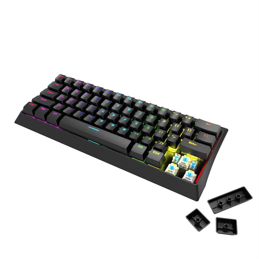 Teclado Marvo KG962SPB Switches BLUE RGB - Thumbnail 3