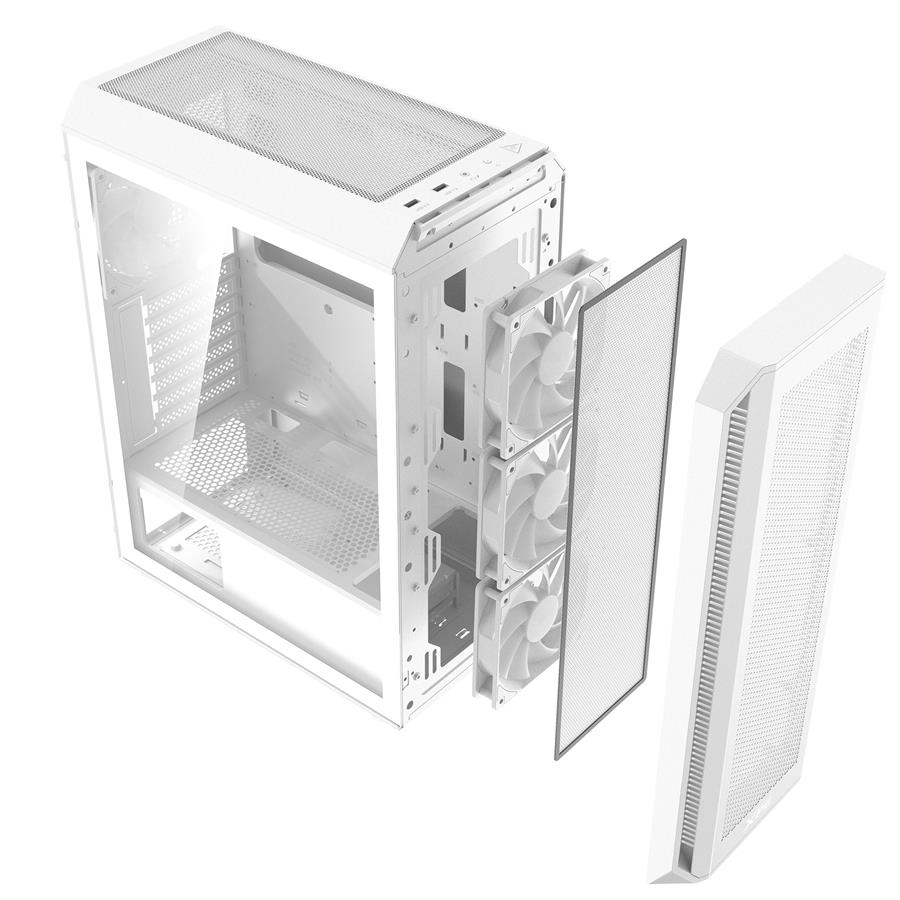 GAB XPG VALOR AIR PLUS BLANCO FANS ARGBX4 Requiere controladora - Thumbnail 3