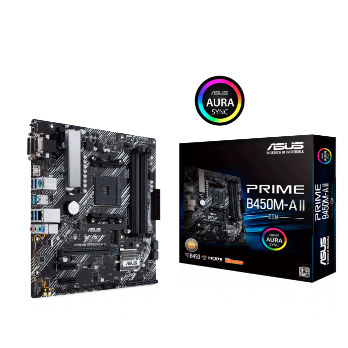 Mother ASUS PRIME B450M-A IICSM AM4 - Image 1