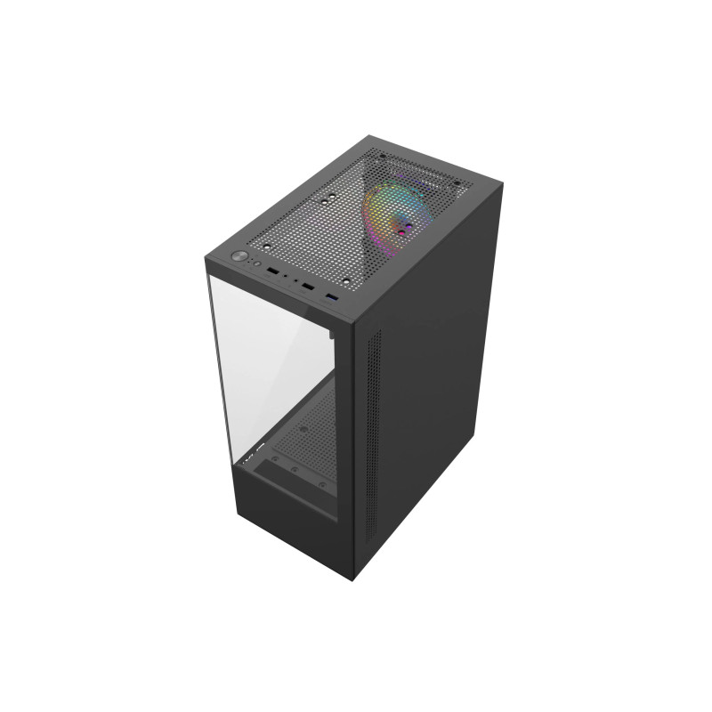 Gabinete SYX GAMER EQS11 BK 1*FAN ARGB ATX - Thumbnail 4
