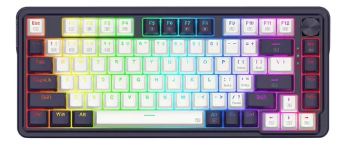 Teclado Redragon K673WPRO Ucal Pro White switches red - Thumbnail 2