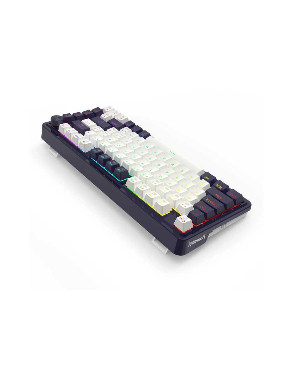 Teclado Redragon K673WPRO Ucal Pro White switches red - Thumbnail 3