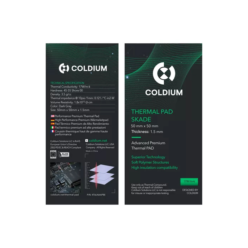 Thermal Pad Coldium 50x50x1.5m - Image 1