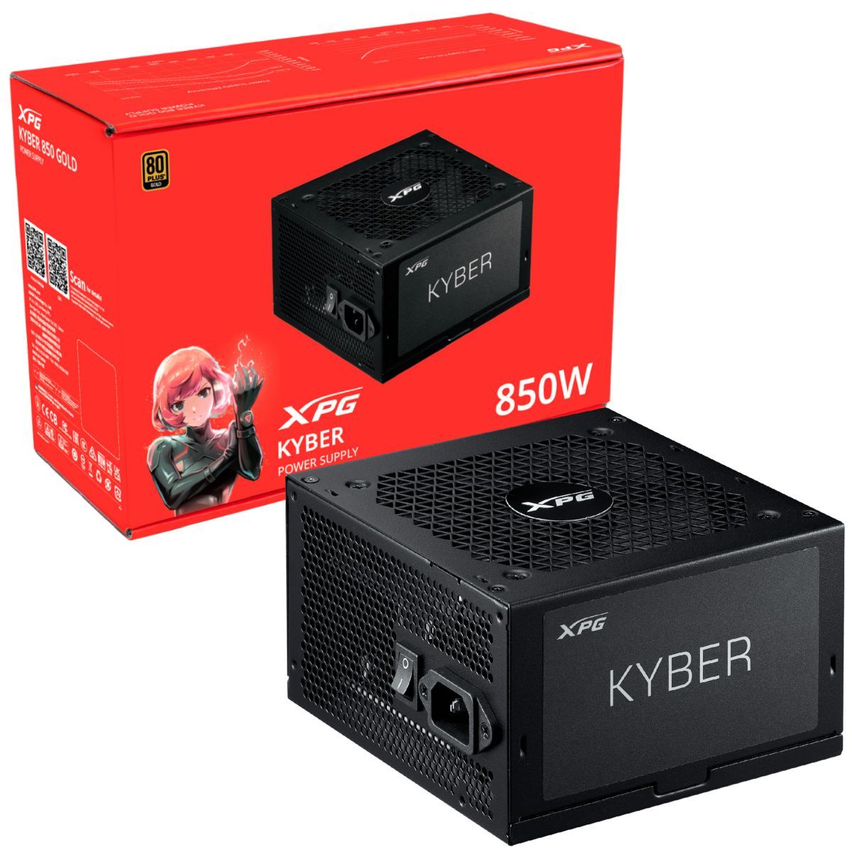 FUENTE XPG KYBER850G-BKCAR x2