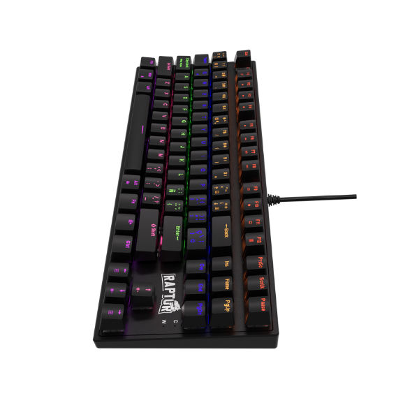 Teclado Raptor Fireclaw M87 Mecanico Retroiluminado Switch Red Outemu (2146) - Thumbnail 2