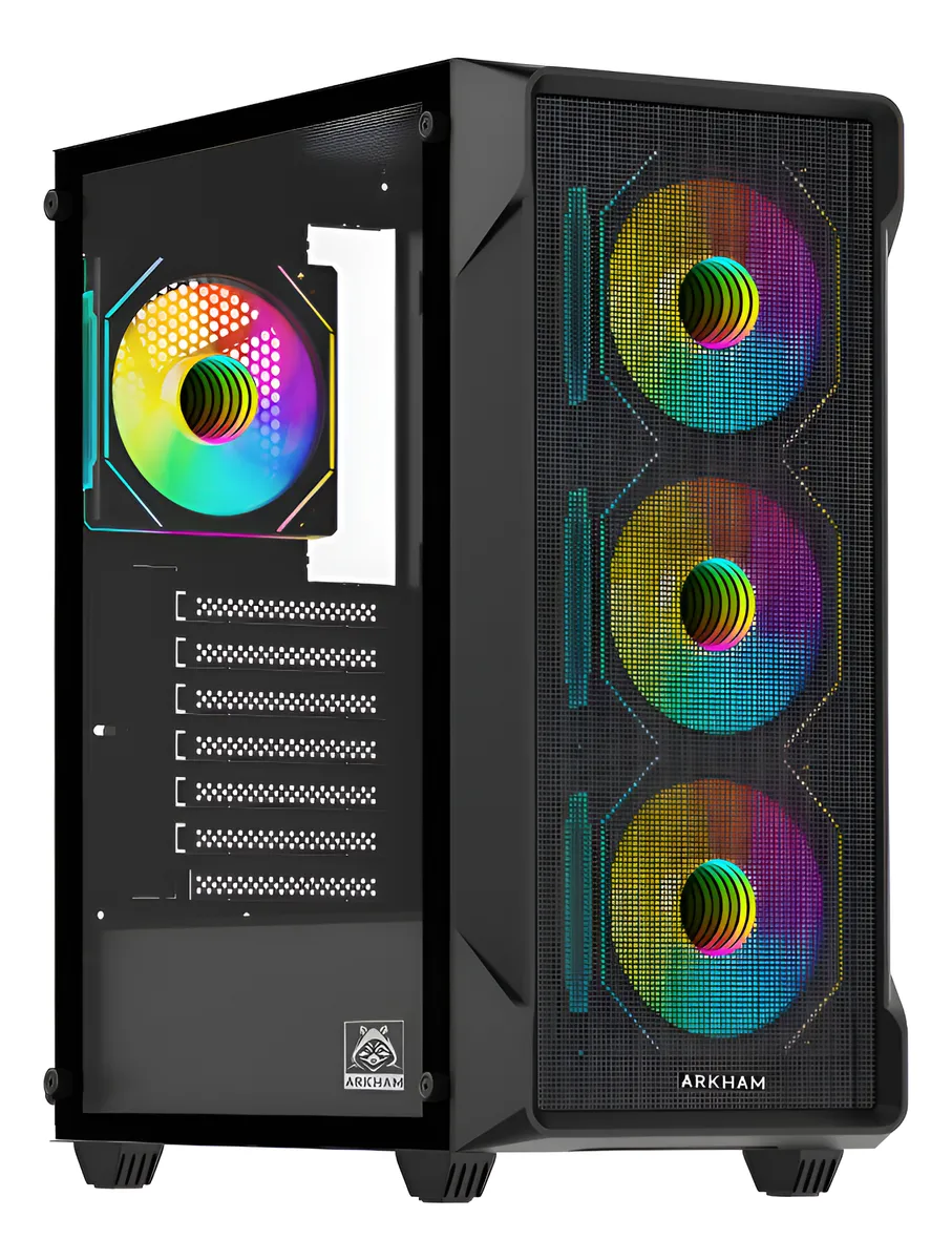 GABINETE ARKHAM VORUS 4 FAN ARGB ATX