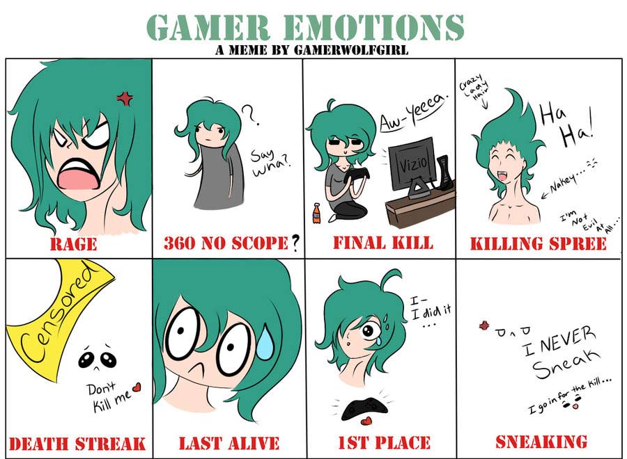 gamer emotion