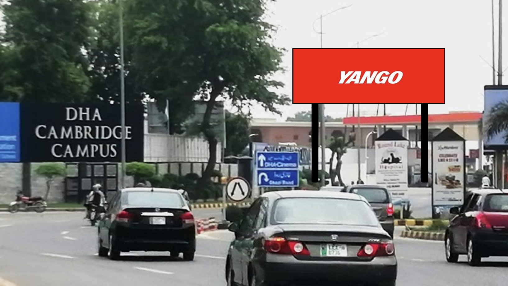 Lalik Chowk facing DHA Main Entrance