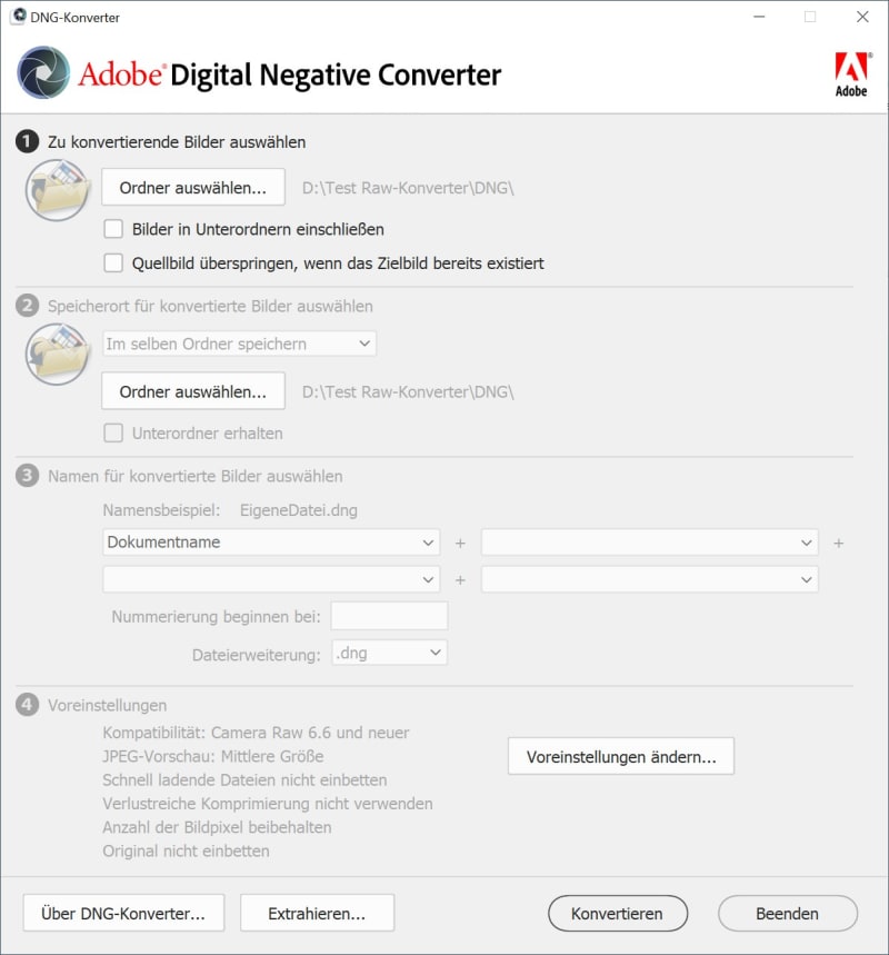 Adobe DNG Konverter