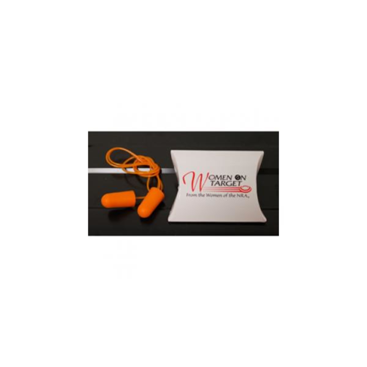 Women On Target Ear Plugs with Pillow Box