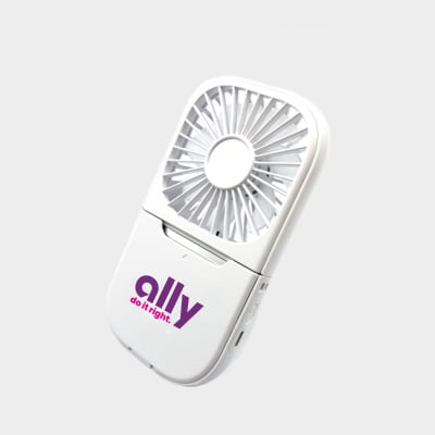 Breeza Multi-functional Foldable Fan with Mirror