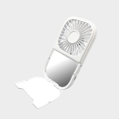 Breeza Multi-functional Foldable Fan with Mirror
