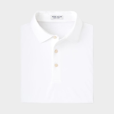 Peter Millar Men's Solid Performance Polo - Self Collar