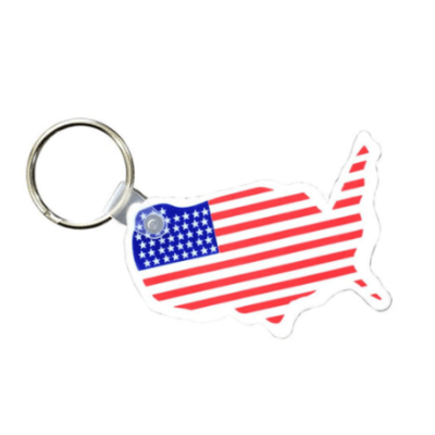Army Ten-Miler American Flag Keychain